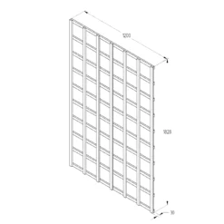 6ft Pine Trellis Panel, Pack Of 5 (W)120cm X (H)183cm 5 6ft Pine Trellis Panel, Pack Of 5 (W)120cm X (H)183cm -Plant Garden World 6ft pine trellis panel pack of 5 w 120cm x h 183cm5013053173350 18bq