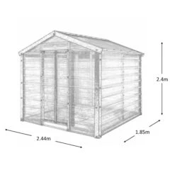 Adman Steel Sheds Multigrow 8x6.1 Greenhouse With Adjustable Vent 15 Adman Steel Sheds Multigrow 8x6.1 Greenhouse With Adjustable Vent -Plant Garden World adman steel sheds multigrow 8x6 1 greenhouse with adjustable vent5391538910349 01t bq