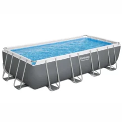 Bestway Power Steel® Plain Polyvinyl Chloride (PVC) & Steel Pool (W) 2.74m X (L) 5.49m