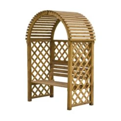 Blooma Chiltern Arbour, (H)1990mm (W)1340mm (D)800mm - Assembly Service Included -Plant Garden World blooma chiltern arbour h 1990mm w 1340mm d 800mm assembly service included5397007111705 01c bq
