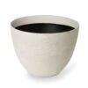 Blooma Momoka Taupe Stone Effect Plastic Circular Plant Pot (Dia)40cm