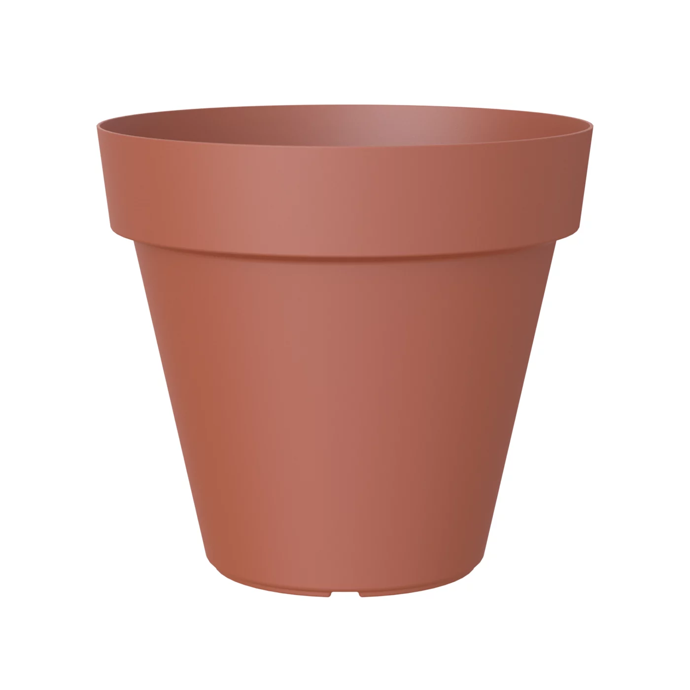 Capri Terracotta Polypropylene (PP) Plain Round Plant Pot (Dia)60cm 1 Capri Terracotta Polypropylene (PP) Plain Round Plant Pot (Dia)60cm