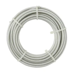 Plant Garden World -Plant Garden World diall white pvc steel cable l 10m dia 5mm3663602918370 02bq