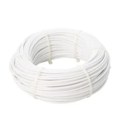 Diall White PVC & Steel Cable, (L)60m (Dia)1.2mm