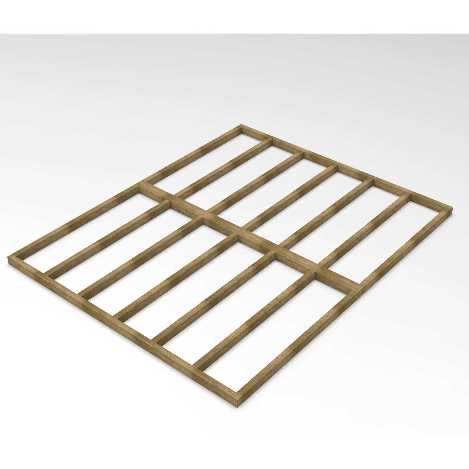 Forest 10x8 Timber Shed Base (L) 242cm X (W) 295cm - Assembly Service Included