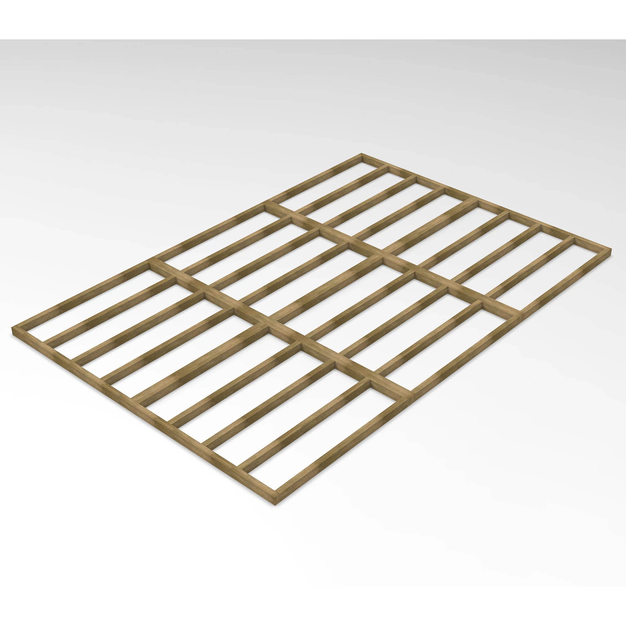 Forest 15x10 Timber Shed Base (L) 301cm X (W) 442.5cm - Assembly Service Included