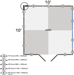 Forest Garden 10x10 Ft Apex Shiplap Wooden 2 Door 4 Windows Shed With Floor - Assembly Service Included -Plant Garden World forest garden 10x10 ft apex shiplap wooden 2 door 4 windows shed with floor assembly service included5013053182789 02t bq