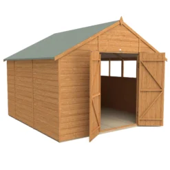 Forest Garden 10x10 Ft Apex Shiplap Wooden 2 Door 4 Windows Shed With Floor - Assembly Service Included -Plant Garden World forest garden 10x10 ft apex shiplap wooden 2 door 4 windows shed with floor assembly service included5013053182789 04c bq