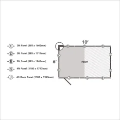 Forest Garden 10x6 Pent Pressure Treated Overlap Wooden Shed With Floor (Base Included) - Assembly Service Included -Plant Garden World forest garden 10x6 pent pressure treated overlap wooden shed with floor base included assembly service included5013053193730 01t