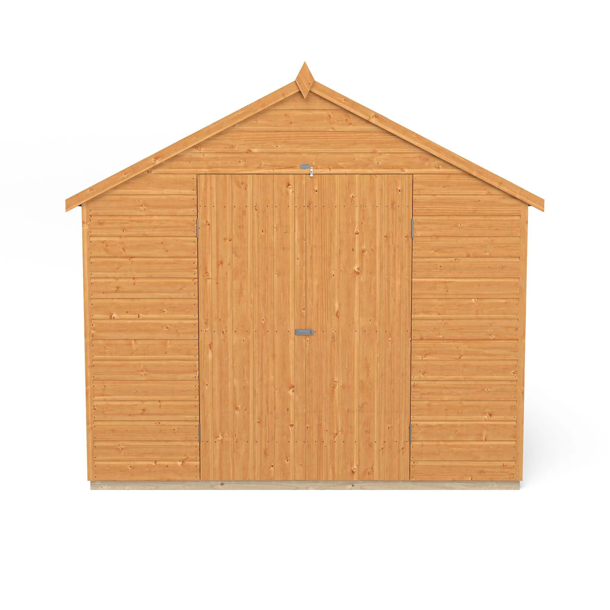 Forest Garden 10x8 Ft Apex Shiplap Wooden 2 Door 4 Windows Shed With Floor - Assembly Service Included 6 Forest Garden 10x8 Ft Apex Shiplap Wooden 2 Door 4 Windows Shed With Floor - Assembly Service Included - Image 6