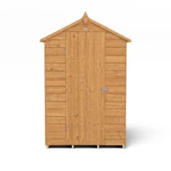 Forest Garden 4x3 Apex Dip Treated Overlap Wooden Shed With Floor -Plant Garden World forest garden 4x3 apex dip treated overlap wooden shed with floor5013053176696 02c bq