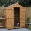 Forest Garden 5x3 Ft Apex Overlap Wooden Shed With Floor (Base Included)