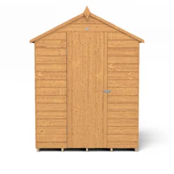 Forest Garden 5x3 Ft Apex Overlap Wooden Shed With Floor (Base Included) -Plant Garden World forest garden 5x3 ft apex overlap wooden shed with floor base included 5013053177068 02c bq