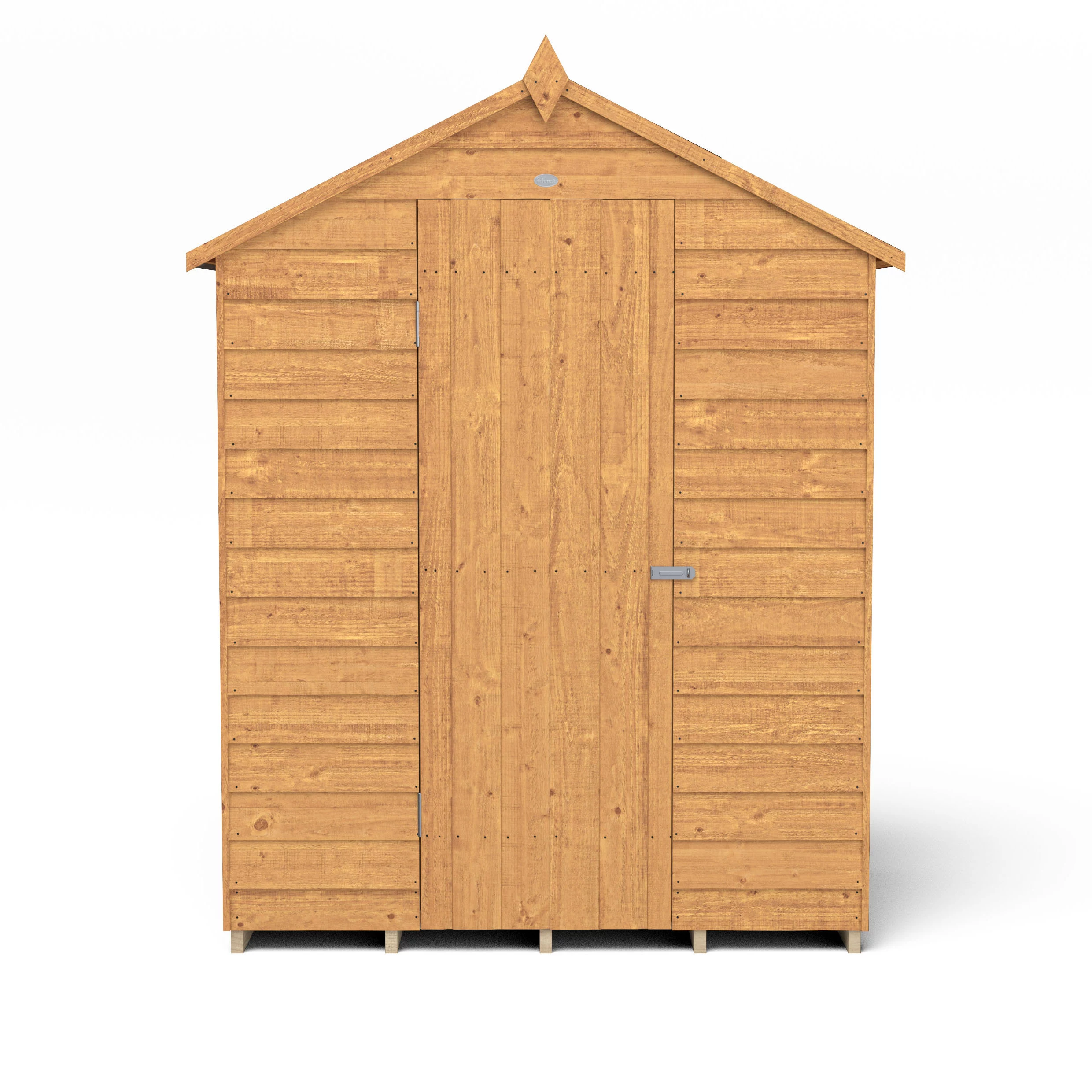 Forest Garden 5x3 Ft Apex Overlap Wooden Shed With Floor (Base Included) - Assembly Service Included 3 Forest Garden 5x3 Ft Apex Overlap Wooden Shed With Floor (Base Included) - Assembly Service Included - Image 3