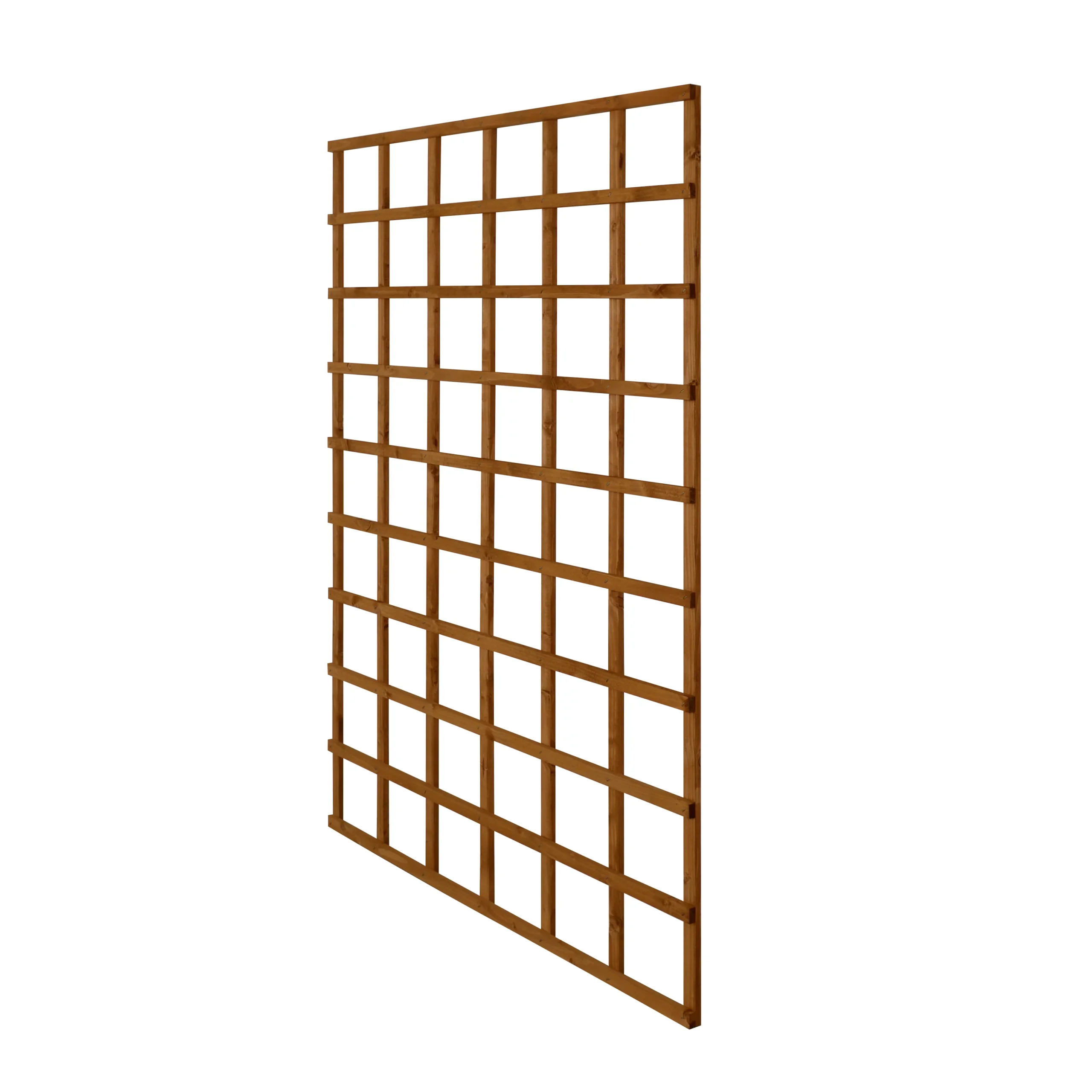 Forest Garden 6ft Square European Softwood Trellis Panel (W)120cm X (H)183cm 2 Forest Garden 6ft Square European Softwood Trellis Panel (W)120cm X (H)183cm - Image 2