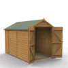 Forest Garden 6x10 Apex Dip Treated Shiplap Wooden Shed With Floor - Assembly Service Included