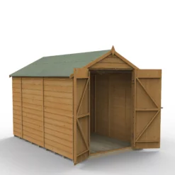 Forest Garden 6x10 Apex Dip Treated Shiplap Wooden Shed With Floor - Assembly Service Included