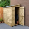 Forest Garden 6x3 Ft Pent Overlap Wooden Shed With Floor