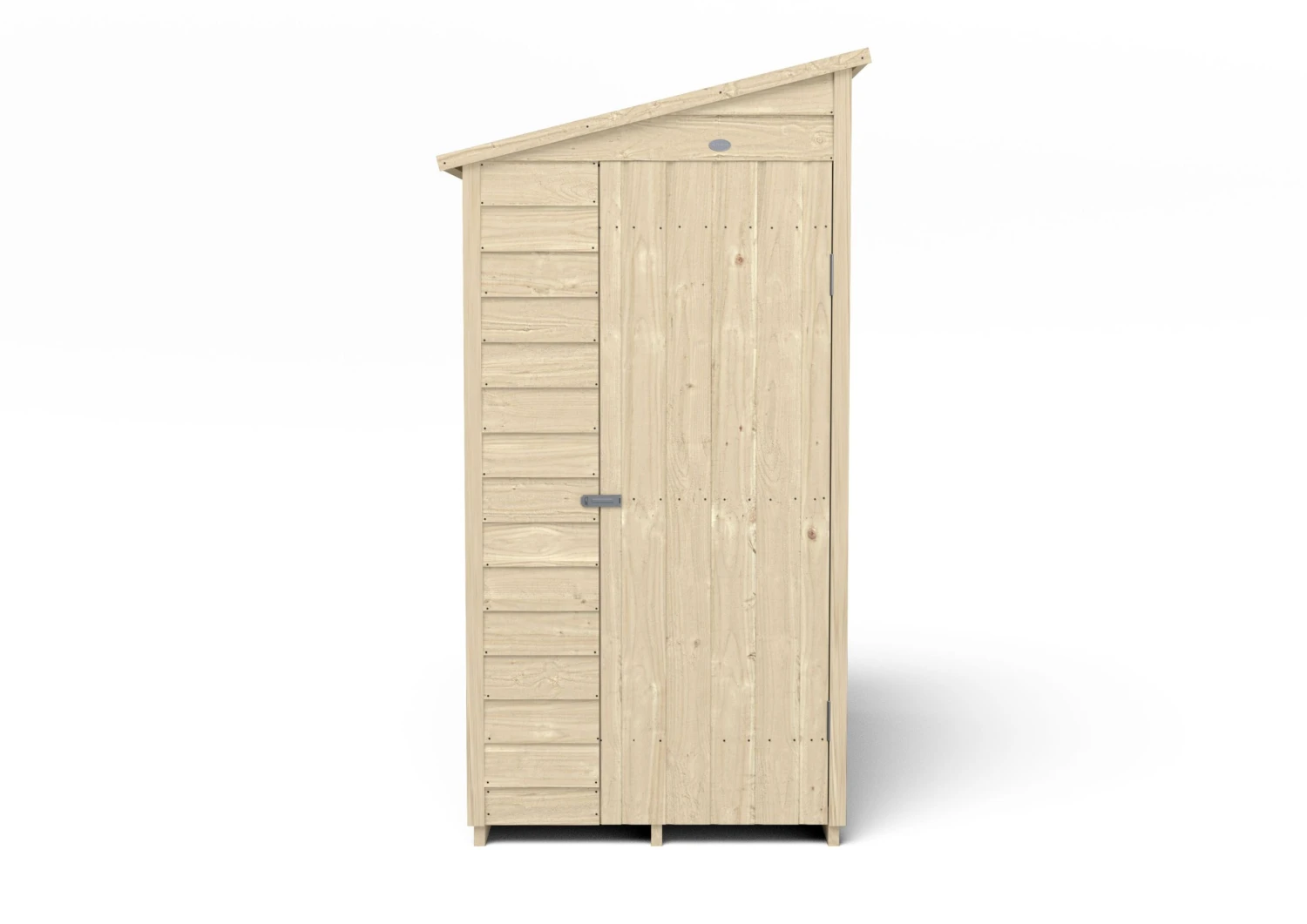 Forest Garden 6x3 Ft Pent Overlap Wooden Shed With Floor 3 Forest Garden 6x3 Ft Pent Overlap Wooden Shed With Floor - Image 3
