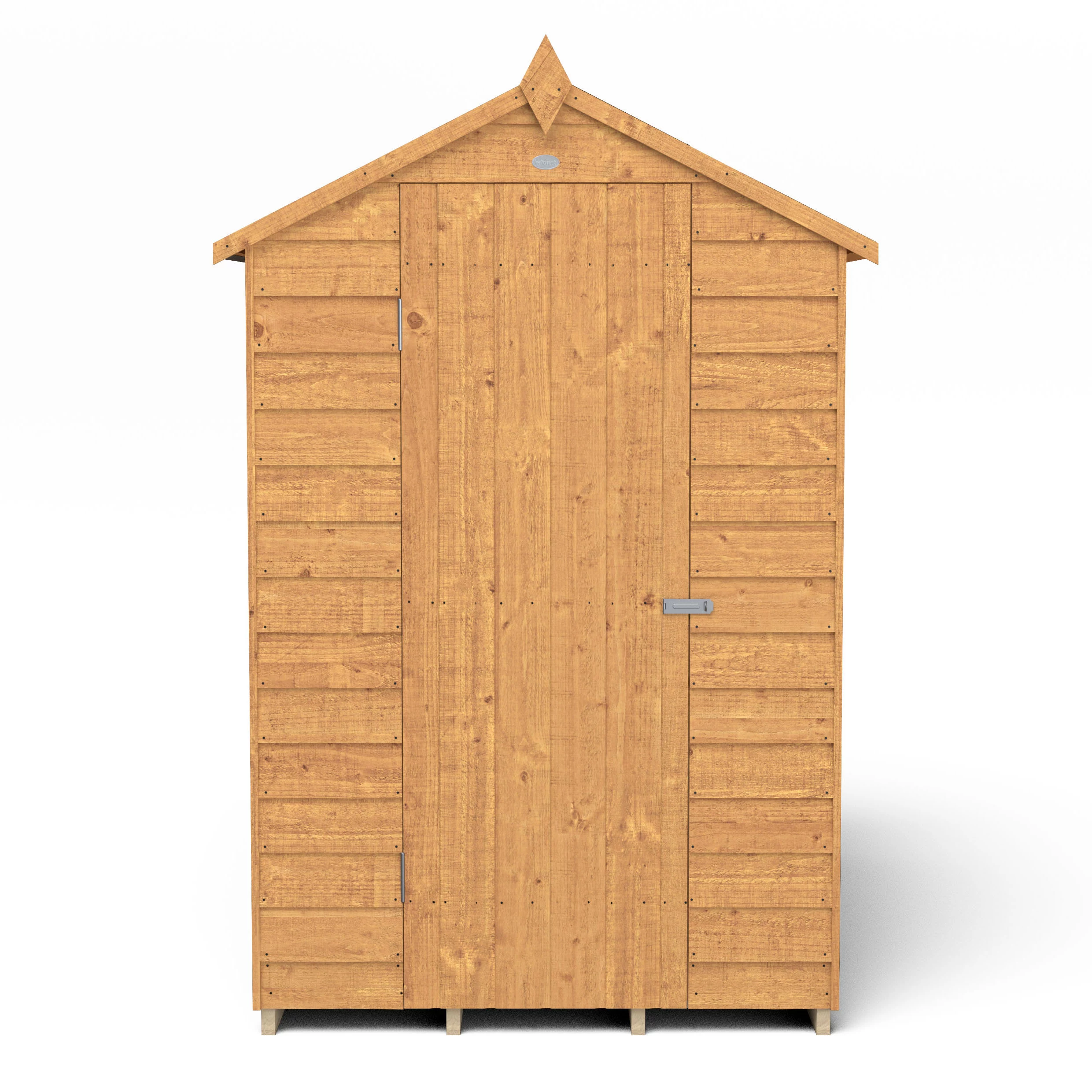 Forest Garden 6x4 Apex Dip Treated Overlap Wooden Shed With Floor - Assembly Service Included 3 Forest Garden 6x4 Apex Dip Treated Overlap Wooden Shed With Floor - Assembly Service Included - Image 3