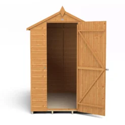 Forest Garden 6x4 Ft Apex Shiplap Wooden Shed With Floor (Base Included) -Plant Garden World forest garden 6x4 ft apex shiplap wooden shed with floor base included 5013053178683 05c bq