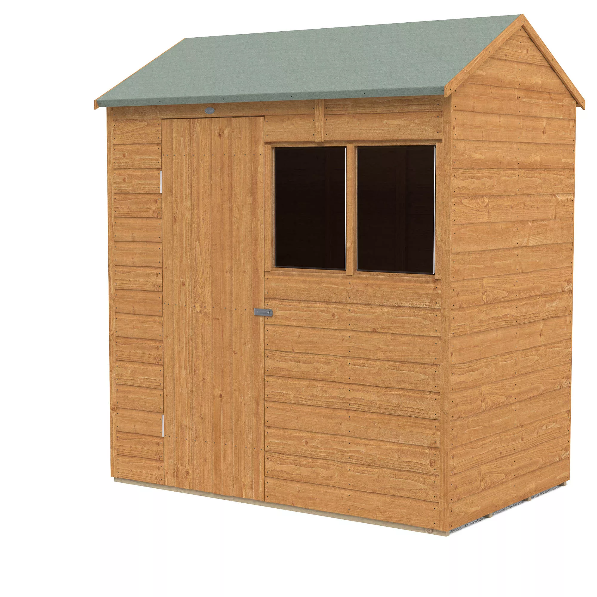 Forest Garden 6X4 Reverse Apex Dip Treated Shiplap Shed With Floor - Assembly Service Included 2 Forest Garden 6X4 Reverse Apex Dip Treated Shiplap Shed With Floor - Assembly Service Included - Image 2