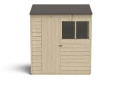 Forest Garden 6x4 Reverse Apex Pressure Treated Overlap Wooden Shed With Floor (Base Included) - Assembly Service Included -Plant Garden World forest garden 6x4 reverse apex pressure treated overlap wooden shed with floor base included assembly service included5013053178188 02c bq