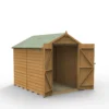 Forest Garden 6x8 Apex Dip Treated Shiplap Wooden Shed With Floor