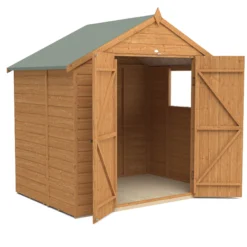 Forest Garden 7X5 Apex Dip Treated Shiplap Shed With Floor - Assembly Service Included -Plant Garden World forest garden 7x5 apex dip treated shiplap shed with floor assembly service included5013053182741 04c bq