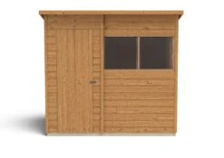 Forest Garden 7x5 Pent Dip Treated Overlap Wooden Shed With Floor - Assembly Service Included -Plant Garden World forest garden 7x5 pent dip treated overlap wooden shed with floor assembly service included5013053178447 02c bq