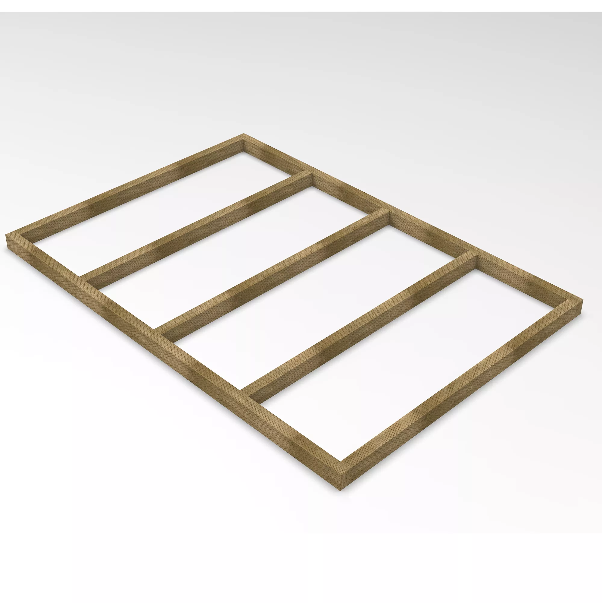 Forest Garden 7x5 Timber Shed Base (L) 147cm X (W) 0.21cm