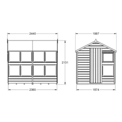 Forest Garden 8x6 Ft Apex Shiplap Wooden 10 Windows Shed With Floor -Plant Garden World forest garden 8x6 ft apex shiplap wooden 10 windows shed with floor5013053185094 01t bq
