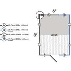 Forest Garden 8x6 Ft Apex Shiplap Wooden 10 Windows Shed With Floor -Plant Garden World forest garden 8x6 ft apex shiplap wooden 10 windows shed with floor5013053185094 02t bq