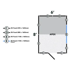 Forest Garden 8x6 Ft Apex Shiplap Wooden 2 Windows Shed With Floor (Base Included) -Plant Garden World forest garden 8x6 ft apex shiplap wooden 2 windows shed with floor base included 5013053178737 05t bq