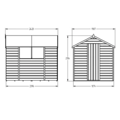 Forest Garden 8x6 Ft Apex Shiplap Wooden 2 Windows Shed With Floor -Plant Garden World forest garden 8x6 ft apex shiplap wooden 2 windows shed with floor5013053178713 04t bq