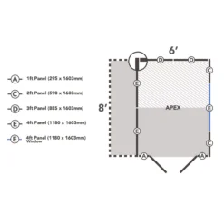 Forest Garden Apex Overlap Timber Shed - Assembly Service Included -Plant Garden World forest garden apex overlap timber shed assembly service included5013053190845 02t