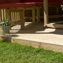 Forest Garden Hexagonal Gazebo With Cedar Roof, (W)4.26m (D)3.69m -Plant Garden World forest garden hexagonal gazebo with cedar roof w 4 26m d 3 69m5013053163405 02i