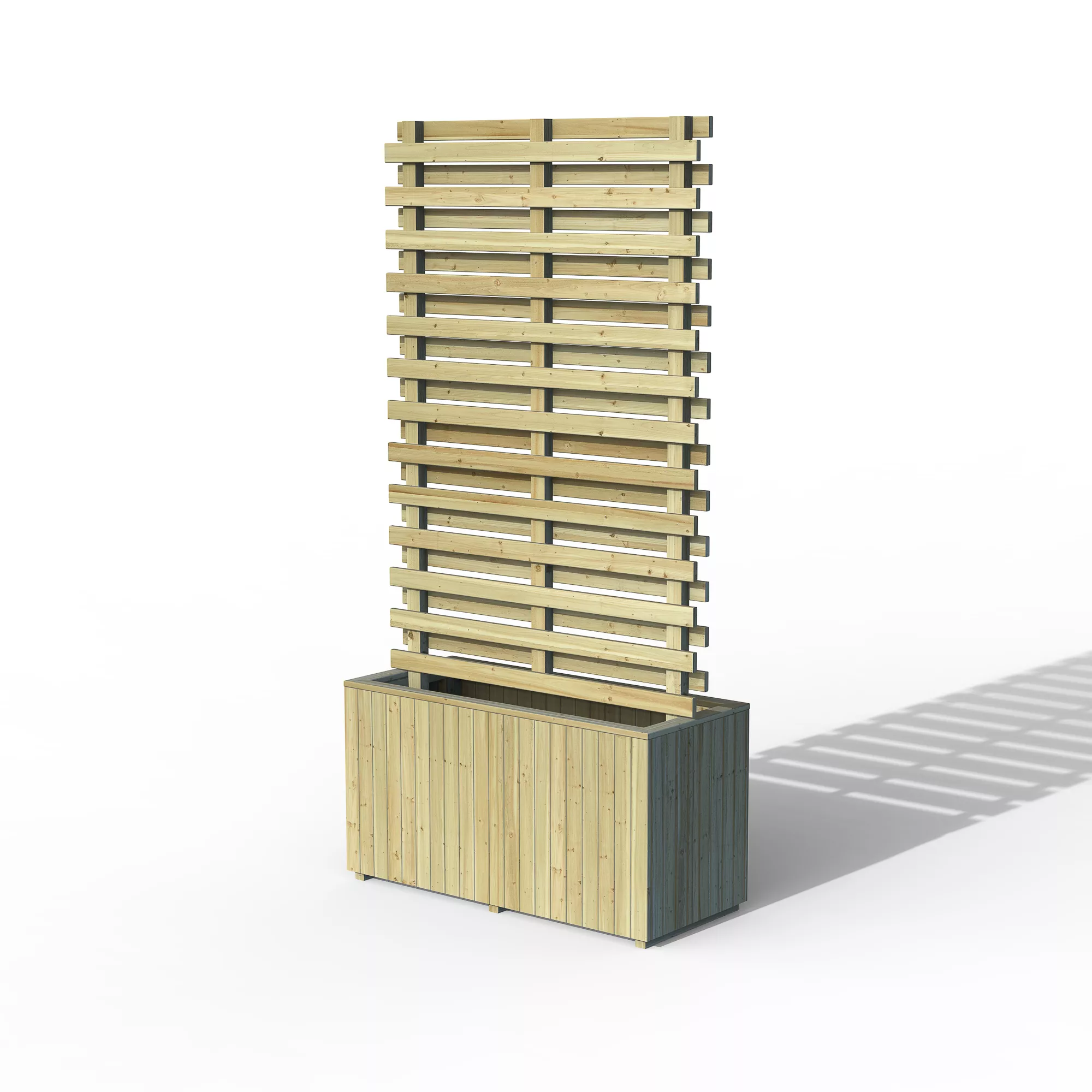 Forest Garden Living Screen Natural Timber Rectangular Planter (H) 180cm X (W) 90cm 1 Forest Garden Living Screen Natural Timber Rectangular Planter (H) 180cm X (W) 90cm