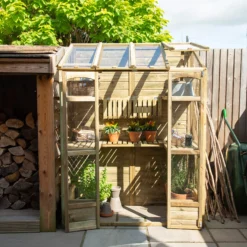 Forest Garden Natural Timber 5x2 Greenhouse -Plant Garden World forest garden natural timber 5x2 greenhouse5013053176375 01i