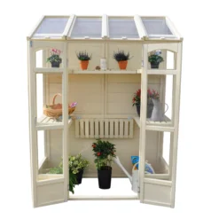 Forest Garden Natural Timber 5x2 Greenhouse -Plant Garden World forest garden natural timber 5x2 greenhouse5013053176375 03c