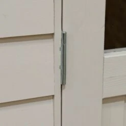 Forest Retreat 6X4 Apex Pressure Treated Overlap Cream Shed With Floor - Assembly Service Included -Plant Garden World forest retreat 6x4 apex pressure treated overlap cream shed with floor assembly service included5013053176528 39c bq