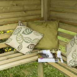 Forest Venetian Corner Arbour, (H)2500mm (W)2330mm (D)1610mm - Assembly Required -Plant Garden World forest venetian corner arbour h 2500mm w 2330mm d 1610mm assembly required5013053139745 12i