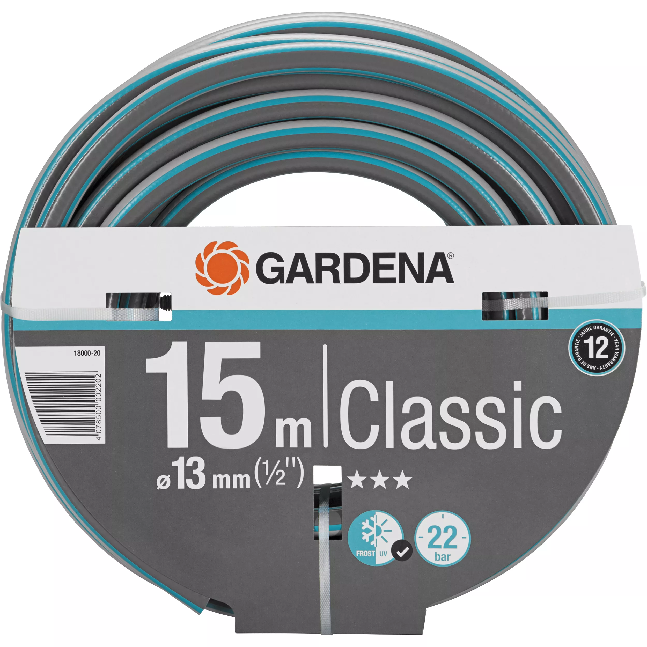 Gardena 18000-28 Blue Multi-purpose Hose Pipe (D)½" X (L)15m 1 Gardena 18000-28 Blue Multi-purpose Hose Pipe (D)½" X (L)15m
