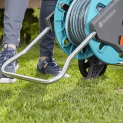 Gardena Aquaroll Freestanding Empty Hose Cart With Wheels -Plant Garden World gardena aquaroll freestanding empty hose cart with wheels4078500032834 02i bq