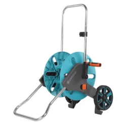 Gardena Aquaroll Freestanding Empty Hose Cart With Wheels -Plant Garden World gardena aquaroll freestanding empty hose cart with wheels4078500032834 36c bq