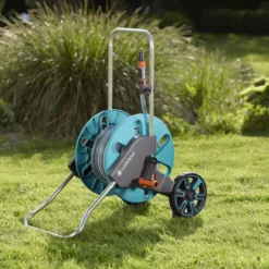 Gardena Aquaroll Freestanding Manual Hose Reel Set (L)20m 7 Gardena Aquaroll Freestanding Manual Hose Reel Set (L)20m -Plant Garden World gardena aquaroll freestanding manual hose reel set l 20m4078500032872 01i bq