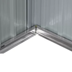 GoodHome Basic 1.62 X 0.98m Pent Grey Shed -Plant Garden World goodhome basic 1 62 x 0 98m pent grey shed5059340270623 37c