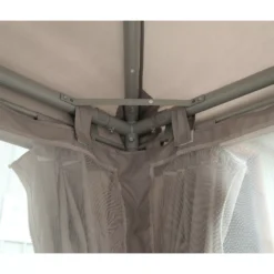 GoodHome Preston Taupe Square Gazebo, (W)3m (D)3m - Assembly Required 7 GoodHome Preston Taupe Square Gazebo, (W)3m (D)3m - Assembly Required -Plant Garden World goodhome preston taupe square gazebo w 3m d 3m assembly required5059340125497 37c