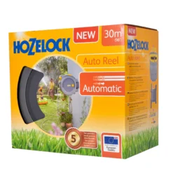 Hozelock Auto-reel Wall-mounted Hose Reel & Hose (L)30m -Plant Garden World hozelock auto reel wall mounted hose reel hose l 30m5010646059565 08c bq