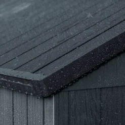 Keter Darwin 6x4 Grey Plastic Shed With Floor (Base Included) -Plant Garden World keter darwin 6x4 grey plastic shed with floor base included 7290112634634 39c